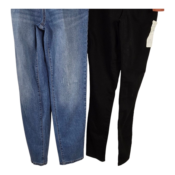 Ingrid & Isabel [Bundle Of 2] Sz 2 Maternity Crossover Panel Jean Leggings/pants - Picture 7 of 13